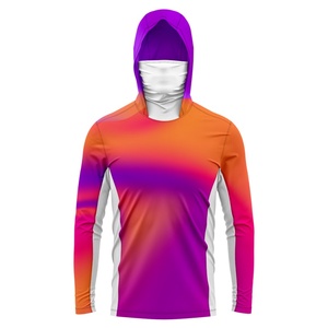 Chemise de pêche à manches longues anti-transpiration, logo personnalisé, respirante, séchage rapide, protection UV UPF 50, polyester durable - Product Image 1