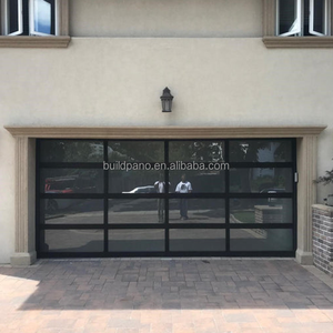 Puertas de <span class=keywords><strong>Garaje</strong></span> Modernas Chinas Automáticas, <span class=keywords><strong>Seccionales</strong></span>, Dobles, de Aleación de Aluminio, Plegables, Impermeables, para Uso Doméstico, Terminadas - Product Image 5