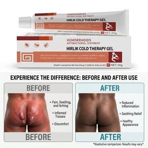 Ungüento para <span class=keywords><strong>Hemorroides</strong></span> OEM con Aloe Vera, <span class=keywords><strong>Alivio</strong></span> Rápido Interno y Externo para la Hinchazón, el Dolor, la Sensación <span class=keywords><strong>de</strong></span> Ardor y la Picazón, 20g, Certificado CE - Product Image 2