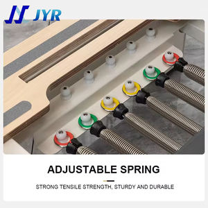 2024 nueva personalización <span class=keywords><strong>comprar</strong></span> Reformer <span class=keywords><strong>Pilates</strong></span> equipo clásico <span class=keywords><strong>Pilates</strong></span> <span class=keywords><strong>cama</strong></span> aleación de aluminio pequeña <span class=keywords><strong>cama</strong></span> blanca - Product Image 4