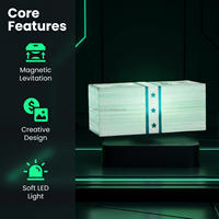 Lampe à lévitation magnétique avec design de billet de banque flottant, commande tactile, pour la maison, le bureau, cadeau