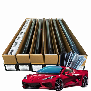 Điều khiển Nano gốm năng lượng mặt trời cửa sổ <span class=keywords><strong>Tint</strong></span> phim PET UV bảo vệ tự động <span class=keywords><strong>Tint</strong></span> 5% 30% 80% 70% vlt solrex cao cấp 2 lớp - Product Image 1