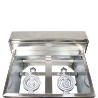 Penggorengan Gas Komersial Stainless Steel Berkualitas Tinggi 2025 dengan Kontrol untuk Harga Terbaik