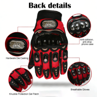Gants de moto tout-terrain légers, antidérapants et imperméables pour sports de plein air, certifiés CE, vente en gros directe usine