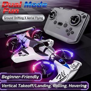 Dron RC, Juguete Volador, Dron de Control Remoto, Vehículo Volador 2 en 1 - Product Image 5