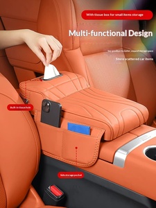 Haval H9 2024 2025 – Housse de protection en cuir PU pour accoudoir de voiture, sac de rangement, kit intérieur automobile, <span class=keywords><strong>console</strong></span> centrale - Product Image 3