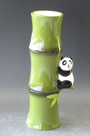 2024 3D Panda Bamboo Element Ceramic Cup Panda Mug Bamboo Shape