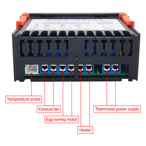 Thermostat numérique, contrôleur de température, hygromètre 220v <span class=keywords><strong>pour</strong></span> incubateur à œufs - Product Image 3