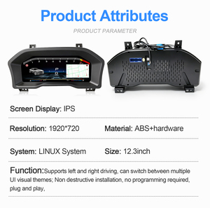 หน้าจอแสดงผลดิจิตอล Navihua สำหรับแผงหน้าปัดรถยนต์ พร้อมระบบ CarPlay สำหรับ Chevrolet Silverado GMC Sierra ปี 2019-2023 - Product Image 2