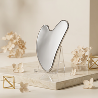 Outil de massage Gua Sha en acier inoxydable pour le corps et le visage, lifting cutané, planche de massage Guasha, vente en gros