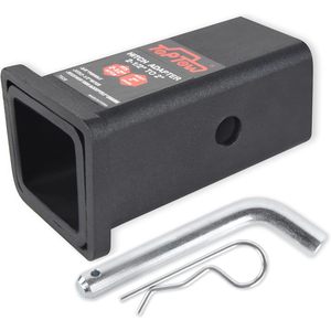 Adaptateur de attelage Toptow, manchon réducteur de 2-1/2 à 2 pouces avec goupille et clip pour remorque de camion - Product Image 1