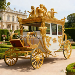Custom Retro Royal Electric Carriage Elegant Look for <b>Amusement</b> Park Sightseeing Rental Wedding Scene and Street Performance - Product Image 1