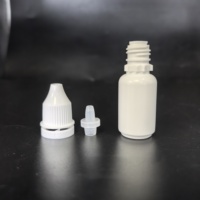 Flacons compte-gouttes en plastique de 10 ml, flacons compte-gouttes vides pour liquides oculaires, contenants de voyage portables et compressibles pour les gouttes pour les yeux