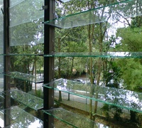 Obturateur de fenêtre à louvre Upvc réglable Fenêtres à persienne en verre personnalisées Fenêtre à ventilation fixe ouvrable Fenêtres à persiennes insonorisées
