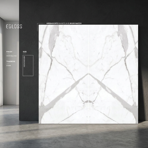 9mm Polished Glazed Sintered Stone Porcelain Slab Tiles For Luxury Kitchen And Bathroom Flooring - Product Image 3