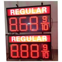 Cambiavalute benzina per stazione di servizio a led per stazione di servizio a benzina