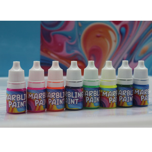 Qualità superiore 8-colore 5ml acqua Set di vernice <span class=keywords><strong>per</strong></span> pittura professionale e principiante su carta su tela di vetro - Product Image 1