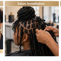 Cheveux humains bruts afro crépus bouclés en vrac, cheveux Remy pour tresses et dreadlocks en gros, compatibles avec la teinture et la décoloration