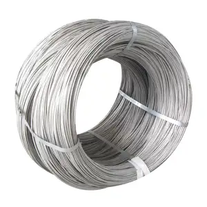 Atacado fio revestido de metal-Metal galvanizado fio fio revestido de zinco superfície brilhante para construção de ligação do fio