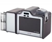 Fargo HDP5000 ID Printer kartu UV holografik PVC Printer Retransfer tunggal dan dua sisi mesin Printer kartu identitas
