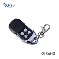 Fabrication Transmetteur Code d'apprentissage EV1527 Clé de télécommande sans fil 4 canaux 433mhz pour porte automatique et porte coulissante YET088