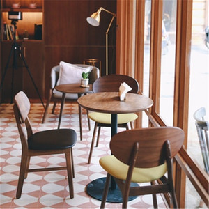 Juegos de sofás para restaurante, mesas y sillas de comedor, muebles de comedor comercial, restaurante moderno, asientos de cabina de madera para comida rápida - Product Image 6