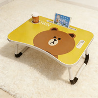 Table de lit réglable en bois, support portable pliable pour ordinateur portable, bureau d'ordinateur, mobilier de bureau à domicile