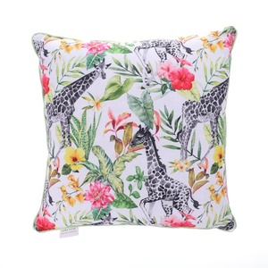 45x45 Custom Luxury Tropical Decorative <strong>Waterproof</strong> Garden Indoor Outdoor Duck Feather Printed Cushion Inserts Throw <strong>Pillow</strong> - Product Image 1