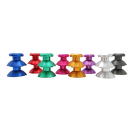 2PCS Capuchons de Joysticks Analogiques en Alliage d'Aluminium pour Manettes PlayStation 4, Accessoires de Remplacement pour Joysticks PS4
