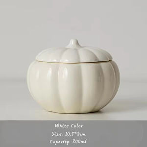 Portavelas de Cerámica Creativo con Forma de Calabaza para Aromaterapia, Jarrón Decorativo para el Hogar, Portavelas y Frascos de Cerámica - Product Image 2