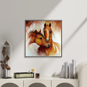 <span class=keywords><strong>Peinture</strong></span> au diamant 5D DIY de cheval de haute qualité fabriquée en Chine pour adultes - Product Image 3