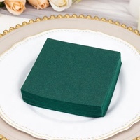 Serviettes en papier colorées jetables 1 pli en pâte de bois vierge, 4 volets, pour cocktails, avec impression de logo personnalisé pour mariages, dîners, anniversaires, vins