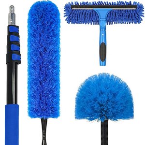 3.6-7.2 mét 5 giai đoạn Thiết bị làm sạch cửa sổ khăn lau Bộ dụng cụ làm sạch cửa sổ nhôm kính thiên văn - Product Image 1