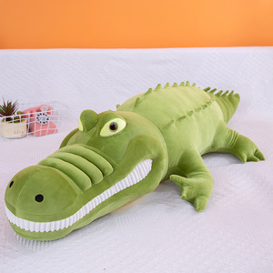 Oreillers en peluche crocodile super doux personnalisés en gros, unisexes, anti-stress pour princesses, commandes en gros disponibles, faible coût - Product Image 6