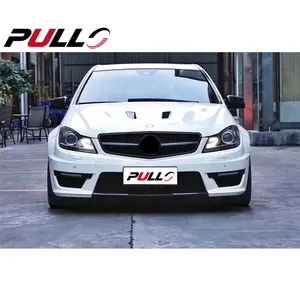 Car Bumpers AUTO GRILLES For Benz C Class W204 Change To C63 AMG Style