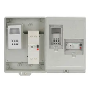 SMC fiberglass waterproof water and electricity meter box, anti-corrosion and impact resistant wall mounted distribution cabinet