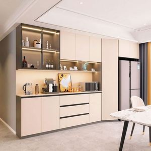 Aimsp Dining Room Cabinet <b>White</b> Dining Room Furniture Contemporary <b>Sideboard</b> - Product Image 6