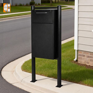 Buzón de Correo Residencial de Acero Antirrobo con Entrega de Paquetes, Diseño Moderno Independiente para Casa y Jardín - Product Image 1