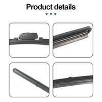 Balai d'essuie-glace de voiture 14 "-32'' Inches Car SUV Silicone Rubber Frameless Windshield Universal Wiper Arm Refill Soft Replacement Wiper