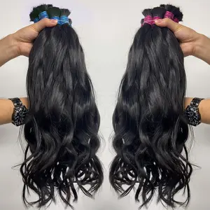 Free Shipping Unprocessed Brazilian Cabelo Humano Brazilian Hair Unprocessed Bulk hair Best 100% natural human