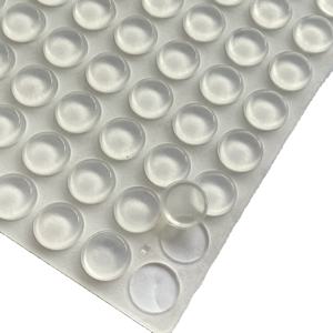 وسادات لاصقة من مطاط السيليكون الشفاف للباب - Product Image 3