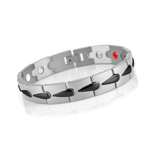 Gelang <span class=keywords><strong>Magnet</strong></span> Stainless Steel, gelang <span class=keywords><strong>Magnet</strong></span> klasik Stainless Steel untuk pasangan pria dan wanita untuk ulang tahun pertunangan pernikahan atau hadiah pesta - Product Image 3