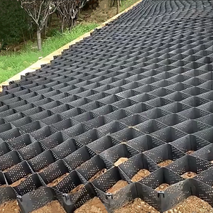 Grille <span class=keywords><strong>de</strong></span> stabilisation du sol en géocell HDPE en nid d'abeille, prix, protection des pentes, construction routière - Product Image 1