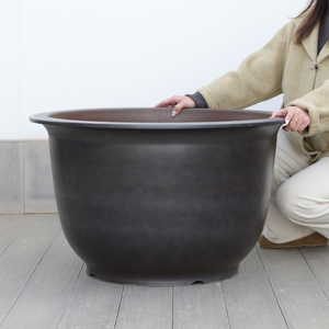 Grands pots de plantes modernes en plastique, vente en gros, robustes, <span class=keywords><strong>pour</strong></span> l'extérieur, <span class=keywords><strong>pour</strong></span> la décoration de la maison et du jardin, avec trous de drainage, divers modèles - Product Image 2