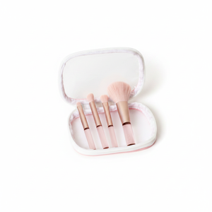 4-Piece Makeup <b>Brush</b> Set with Mesh Pouch Premium Quality <b>Brushes</b> for Enhancing Your Beauty Routine - Product Image 2