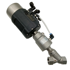 24VDC thông minh loại 1500 van định vị van góc khí nén với kết nối ren - Product Image 1