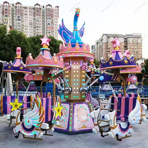 Paseos populares baratos Swan <span class=keywords><strong>Padel</strong></span> Rides Juegos para niños Paseos en sillas voladoras familiares - Product Image 6