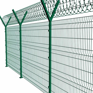 Fil de rasoir en accordéon en acier Fil de fer barbelé galvanisé avec protection de fil à <span class=keywords><strong>lames</strong></span> enduit de <span class=keywords><strong>PVC</strong></span> - Product Image 1
