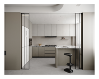 Fabricant de meubles de cuisine modernes en panneaux de mélamine sur mesure