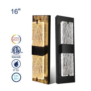 קריסטל אמנותי בועה זכוכית הוביל מנורת קיר תאורה חיצונית מודרנית - Product Image 2